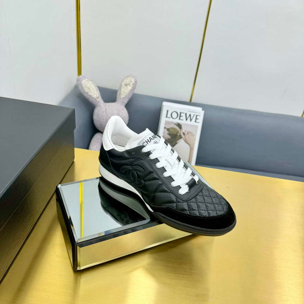 Chanel G45839 Women 24B Trainers Shiny Calfskin Calfskin & Suede Calfskin C91262