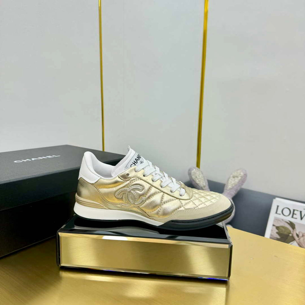 Chanel G45839 Women 24B Trainers Shiny Calfskin Calfskin & Suede Calfskin C91265