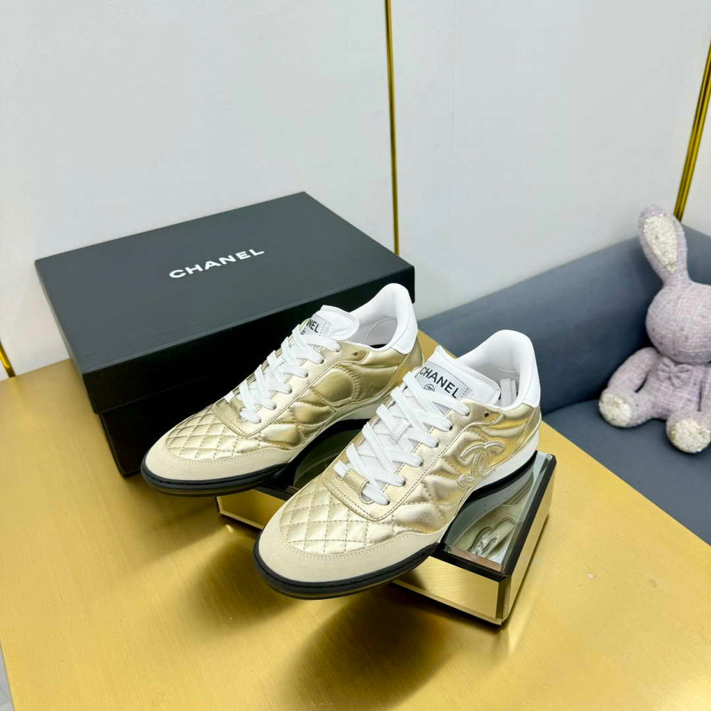 Chanel G45839 Women 24B Trainers Shiny Calfskin Calfskin & Suede Calfskin C91265