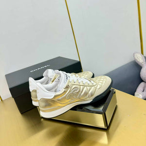 Chanel G45839 Women 24B Trainers Shiny Calfskin Calfskin & Suede Calfskin C91265 - Fmale-Euro 35=US 4 - View 4