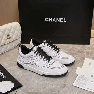 Chanel G46076 Women 24B Trainers Cotton  Black & White C91283 - Fmale-Euro 35=US 4 - View 10
