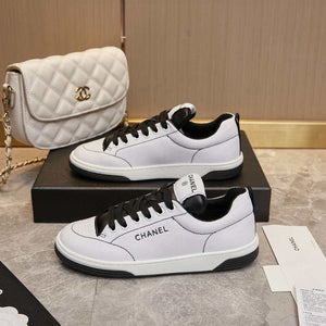 Chanel G46076 Women 24B Trainers Cotton  Black & White C91284 - Fmale-Euro 35=US 4 - View 3