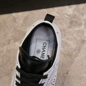 Chanel G46076 Women 24B Trainers Cotton  Black & White C91287 - Fmale-Euro 35=US 4 - View 9