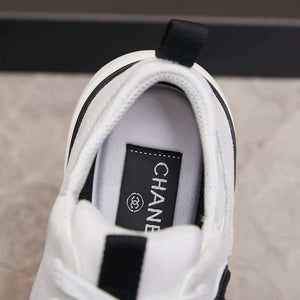 Chanel G46076 Women 24B Trainers Suede leather Black & White C91293 - Fmale-Euro 35=US 4 - View 8