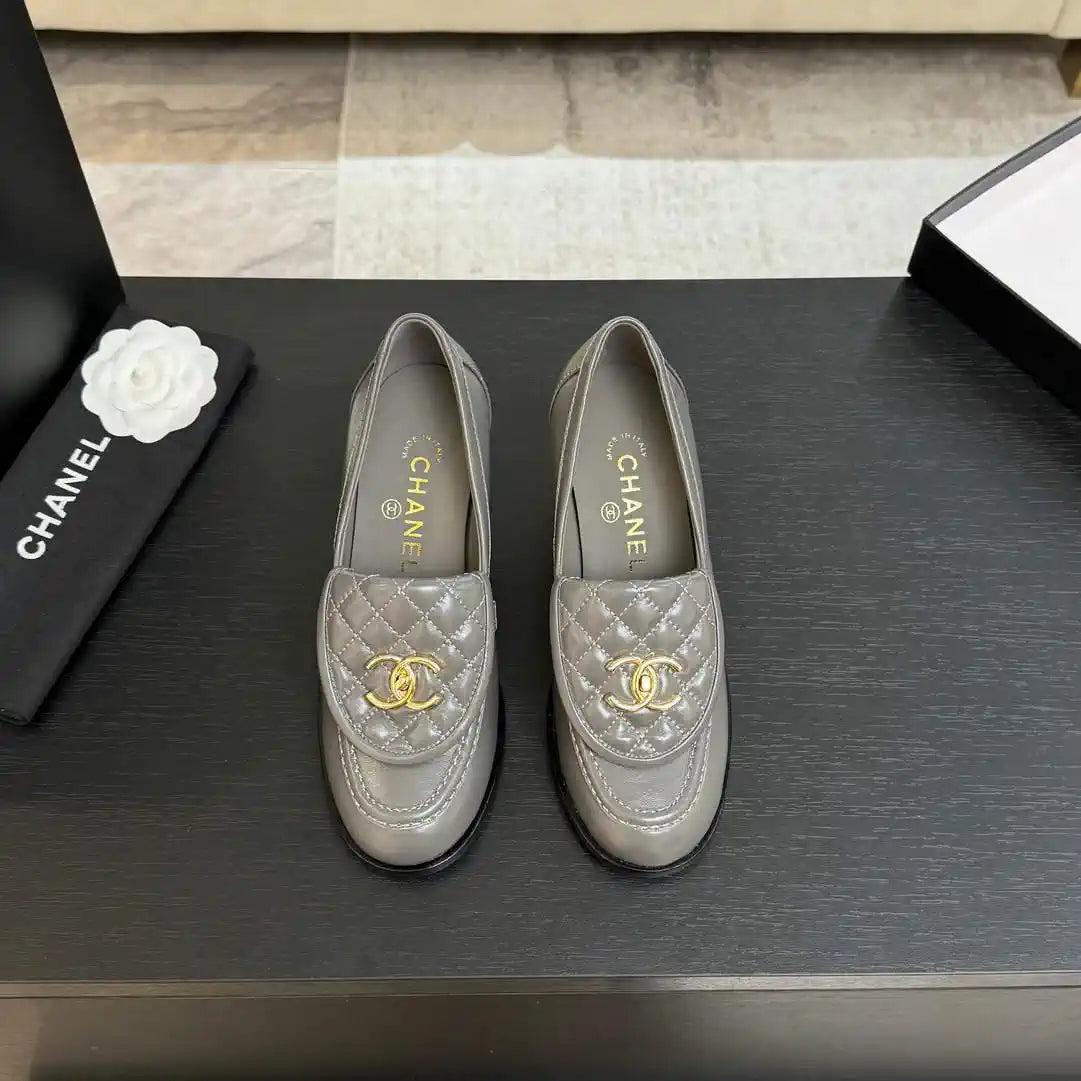 Chanel G46692 Women Shoes Moccasins Lambskin C93700