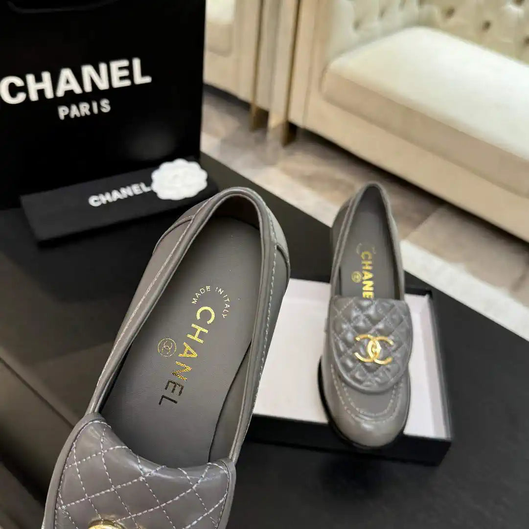 Chanel G46692 Women Shoes Moccasins Lambskin C93700