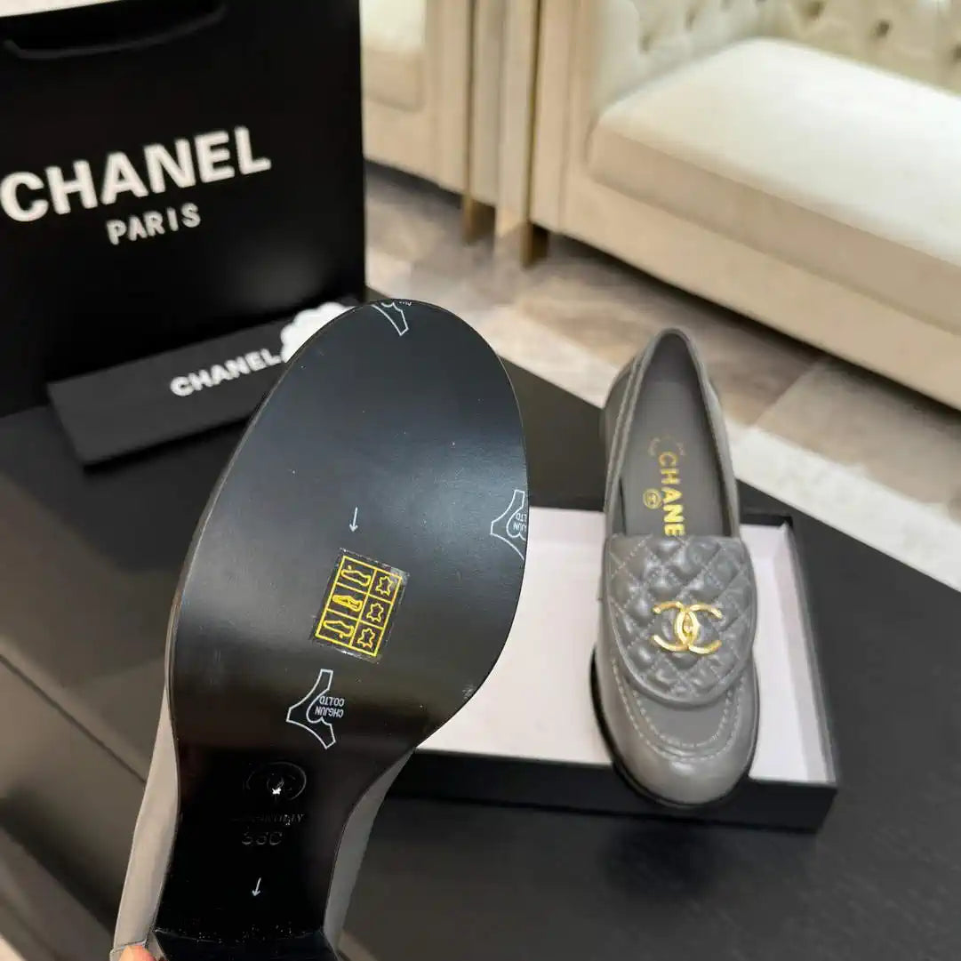 Chanel G46692 Women Shoes Moccasins Lambskin C93700