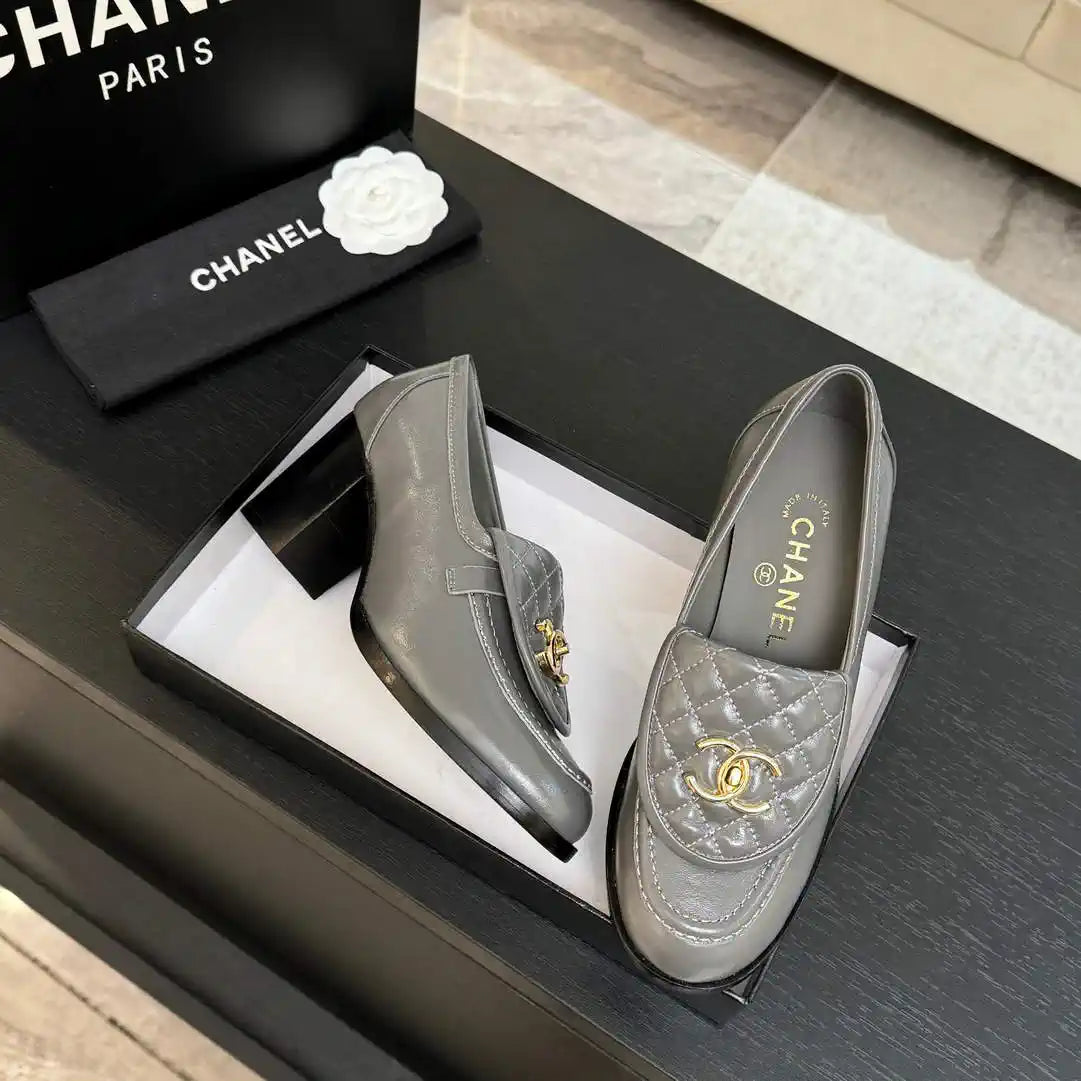Chanel G46692 Women Shoes Moccasins Lambskin C93700