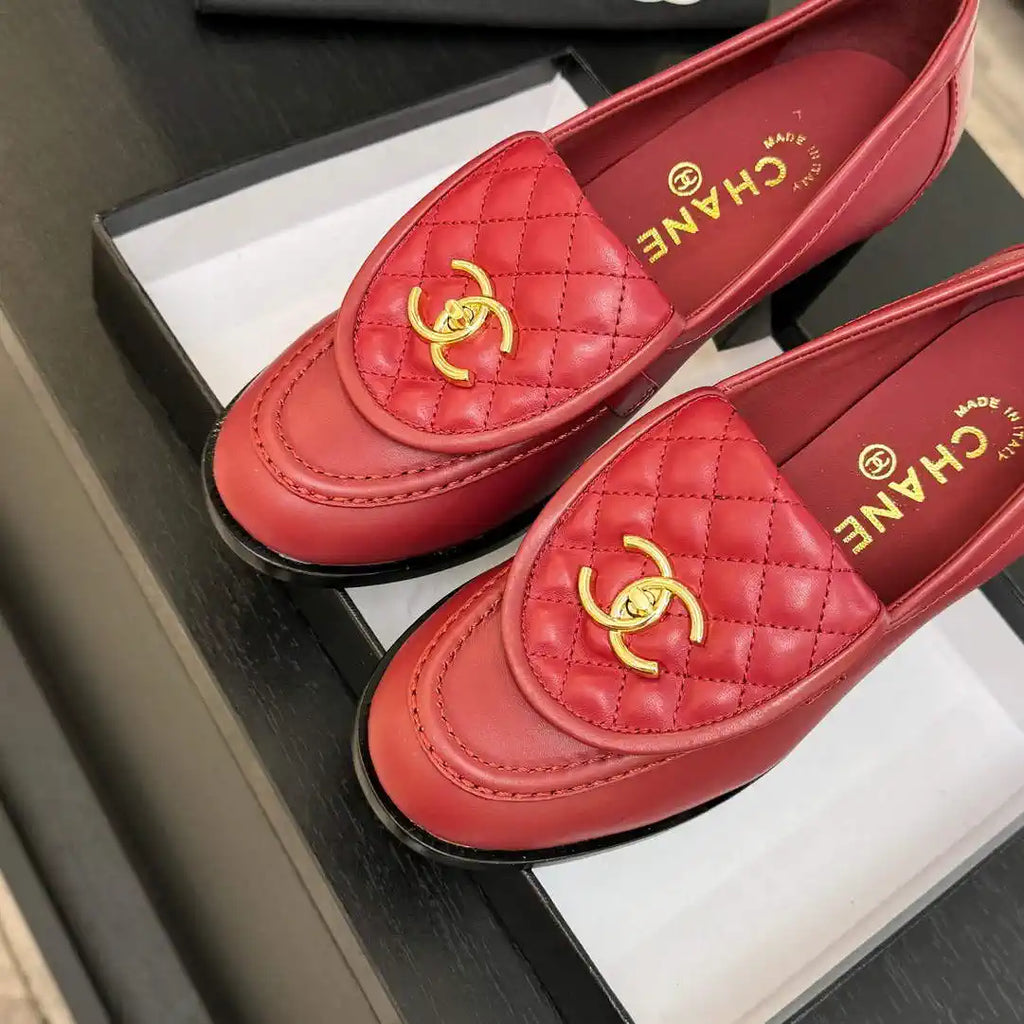 Chanel G46692 Women Shoes Moccasins Lambskin C93701