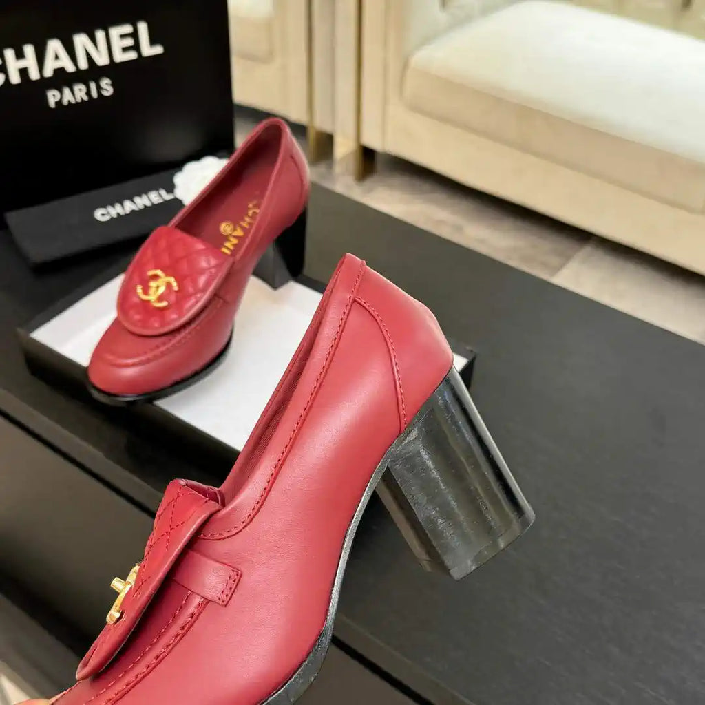 Chanel G46692 Women Shoes Moccasins Lambskin C93701