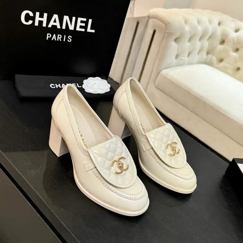 Chanel G46692 Women Shoes Moccasins Lambskin C93702