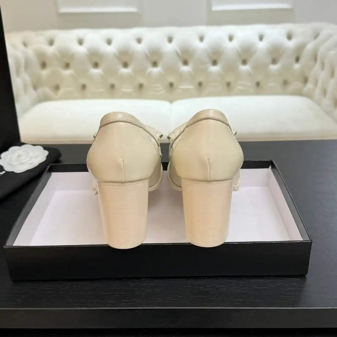 Chanel G46692 Women Shoes Moccasins Lambskin C93702