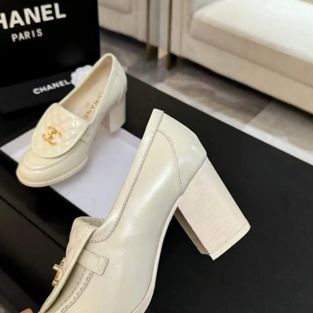 Chanel G46692 Women Shoes Moccasins Lambskin C93702