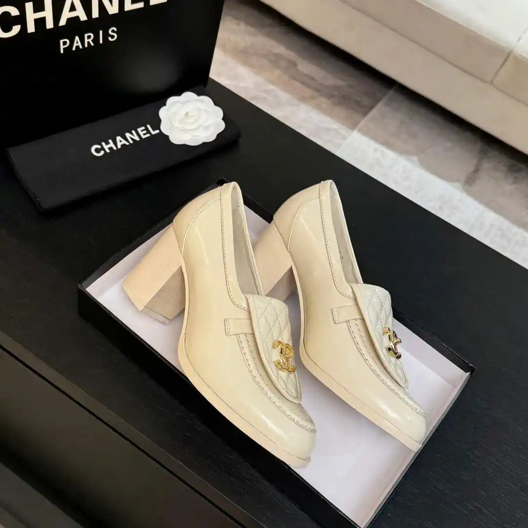 Chanel G46692 Women Shoes Moccasins Lambskin C93702