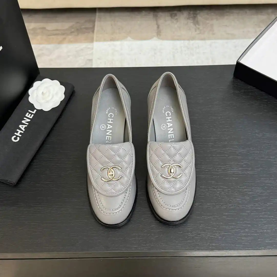Chanel G46692 Women Shoes Moccasins Lambskin C93703