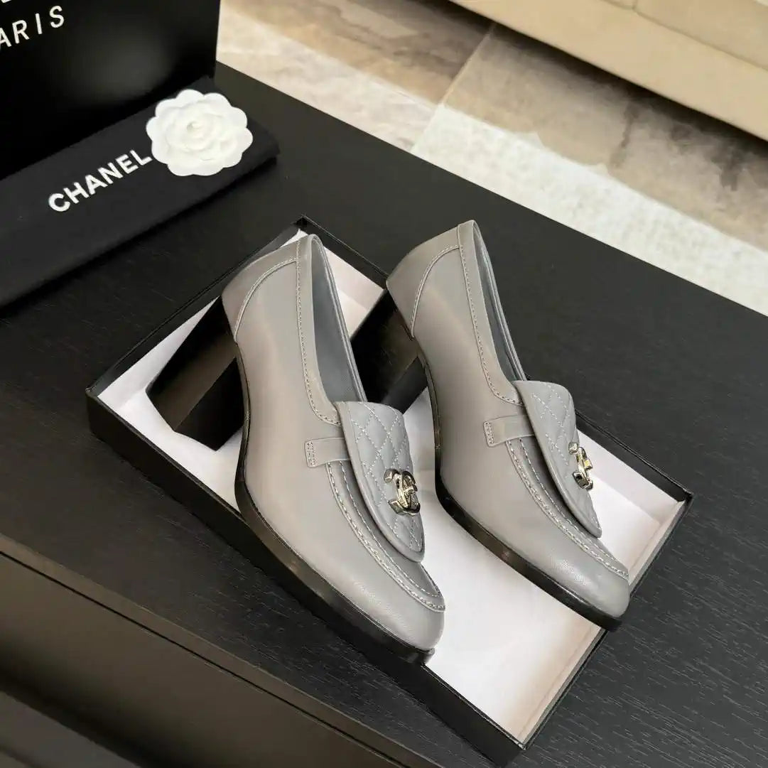 Chanel G46692 Women Shoes Moccasins Lambskin C93703