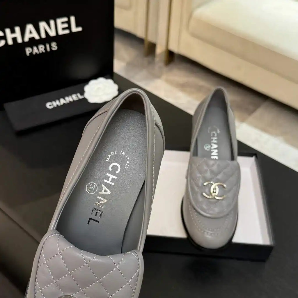 Chanel G46692 Women Shoes Moccasins Lambskin C93703