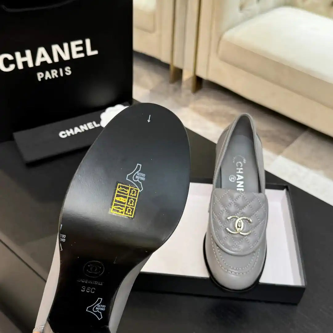 Chanel G46692 Women Shoes Moccasins Lambskin C93703