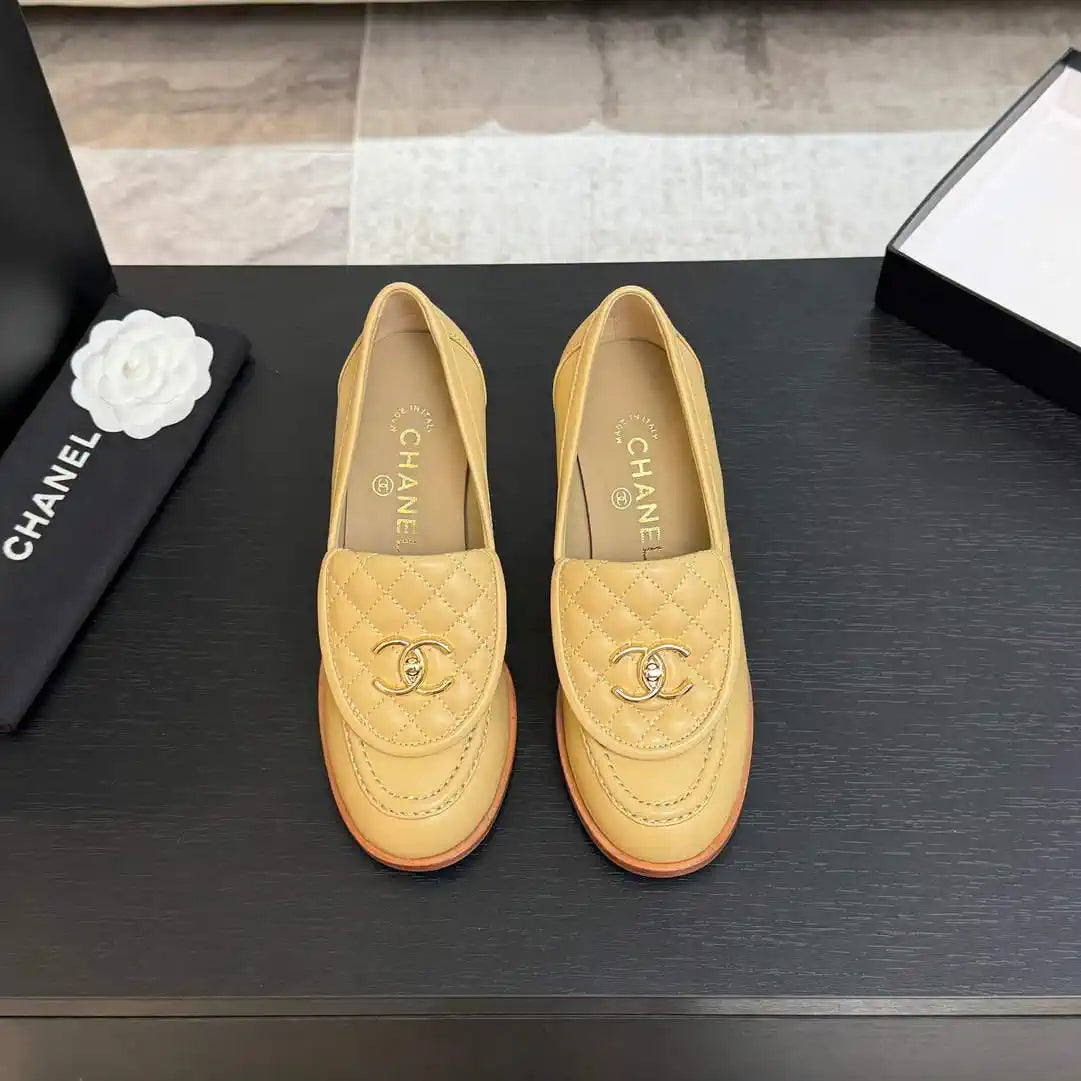 Chanel G46692 Women Shoes Moccasins Lambskin C93704