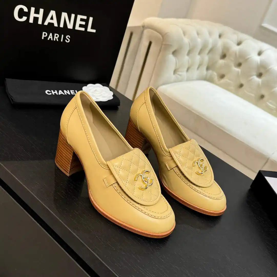 Chanel G46692 Women Shoes Moccasins Lambskin C93704