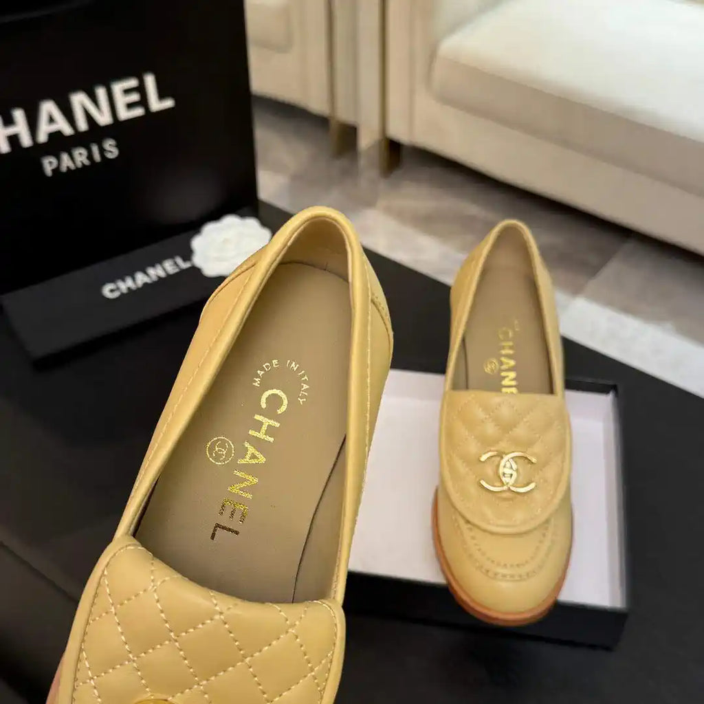 Chanel G46692 Women Shoes Moccasins Lambskin C93704