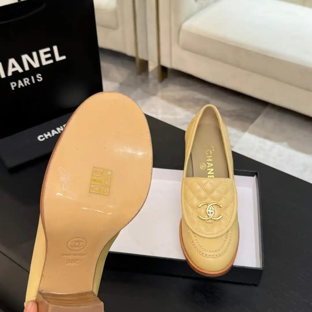 Chanel G46692 Women Shoes Moccasins Lambskin C93704