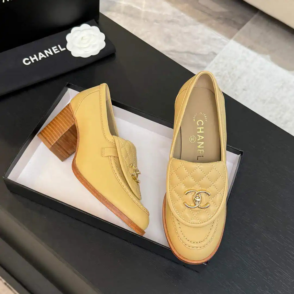 Chanel G46692 Women Shoes Moccasins Lambskin C93704