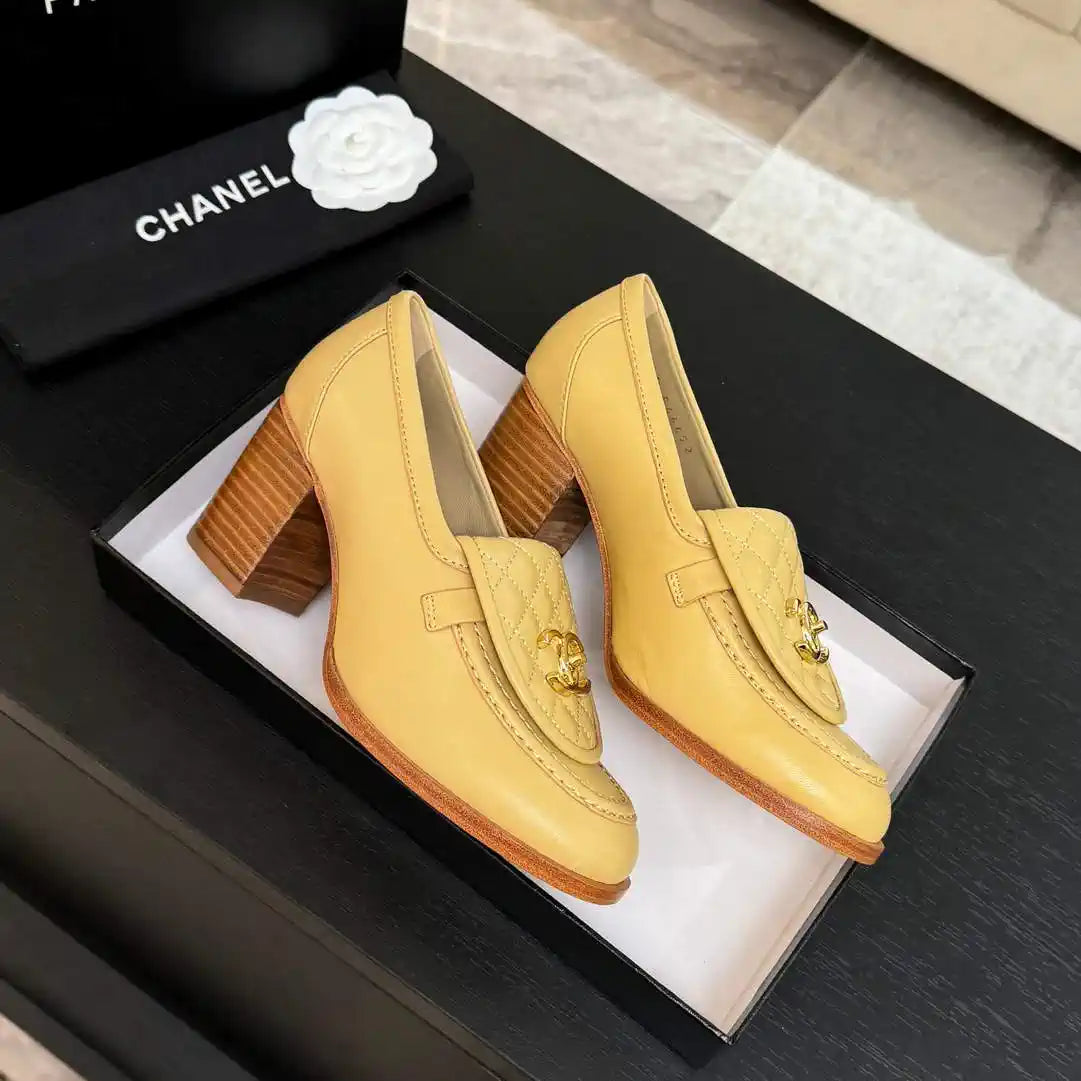 Chanel G46692 Women Shoes Moccasins Lambskin C93704
