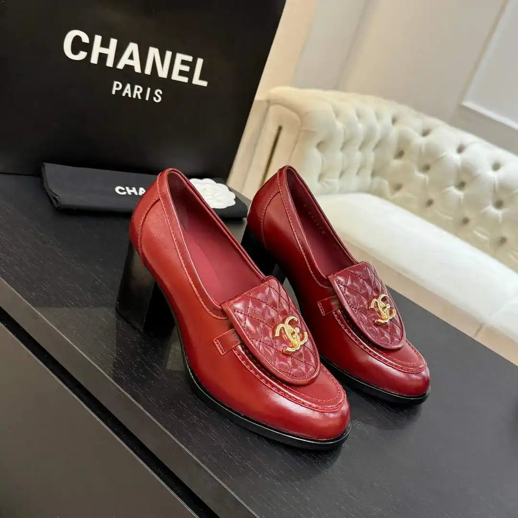 Chanel G46692 Women Shoes Moccasins Lambskin C93705