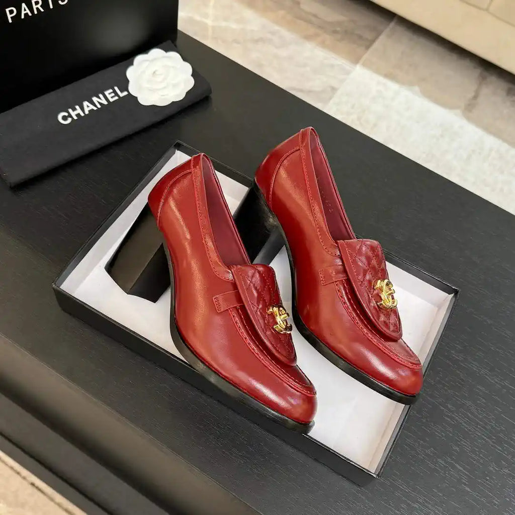 Chanel G46692 Women Shoes Moccasins Lambskin C93705