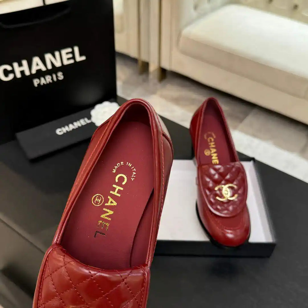 Chanel G46692 Women Shoes Moccasins Lambskin C93705