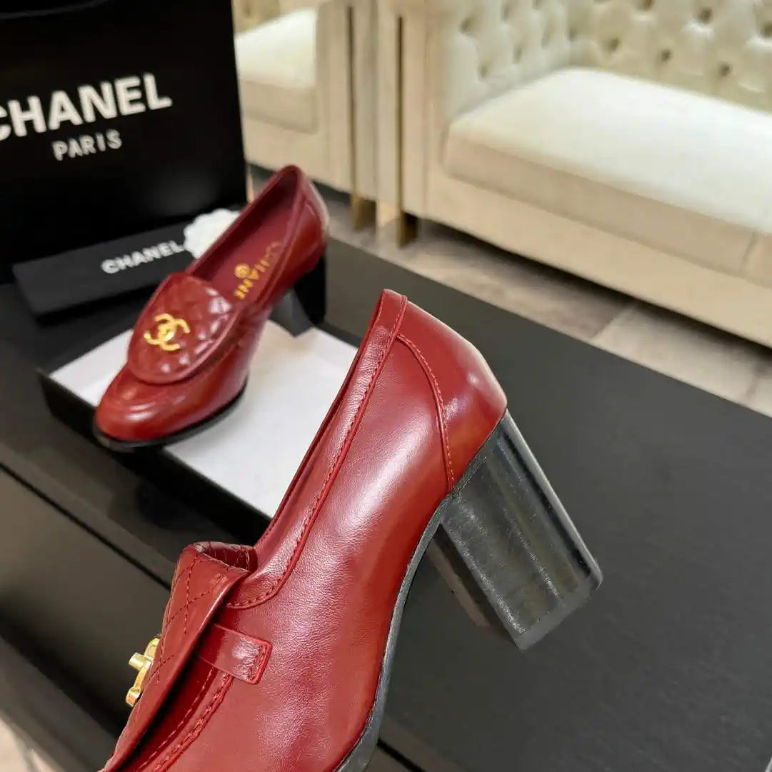 Chanel G46692 Women Shoes Moccasins Lambskin C93705