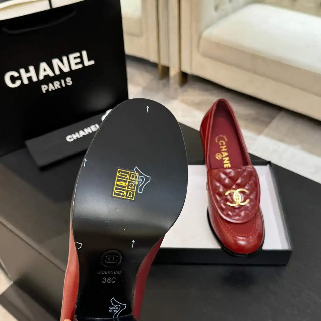 Chanel G46692 Women Shoes Moccasins Lambskin C93705