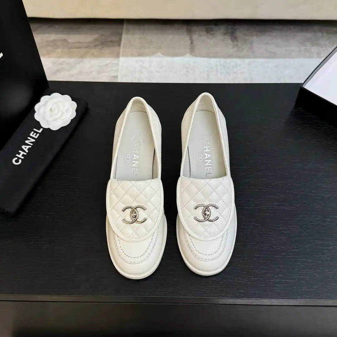 Chanel G46692 Women Shoes Moccasins Lambskin C93706