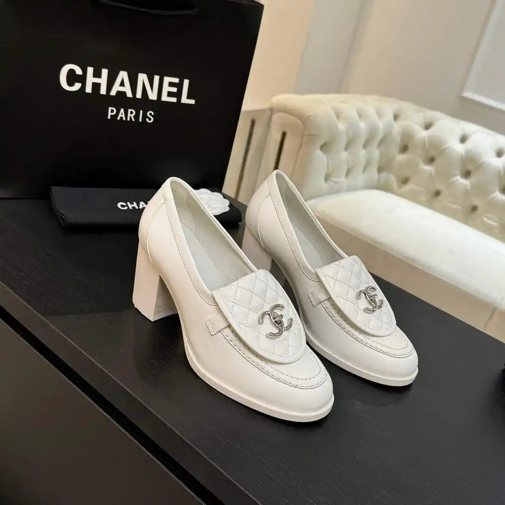 Chanel G46692 Women Shoes Moccasins Lambskin C93706