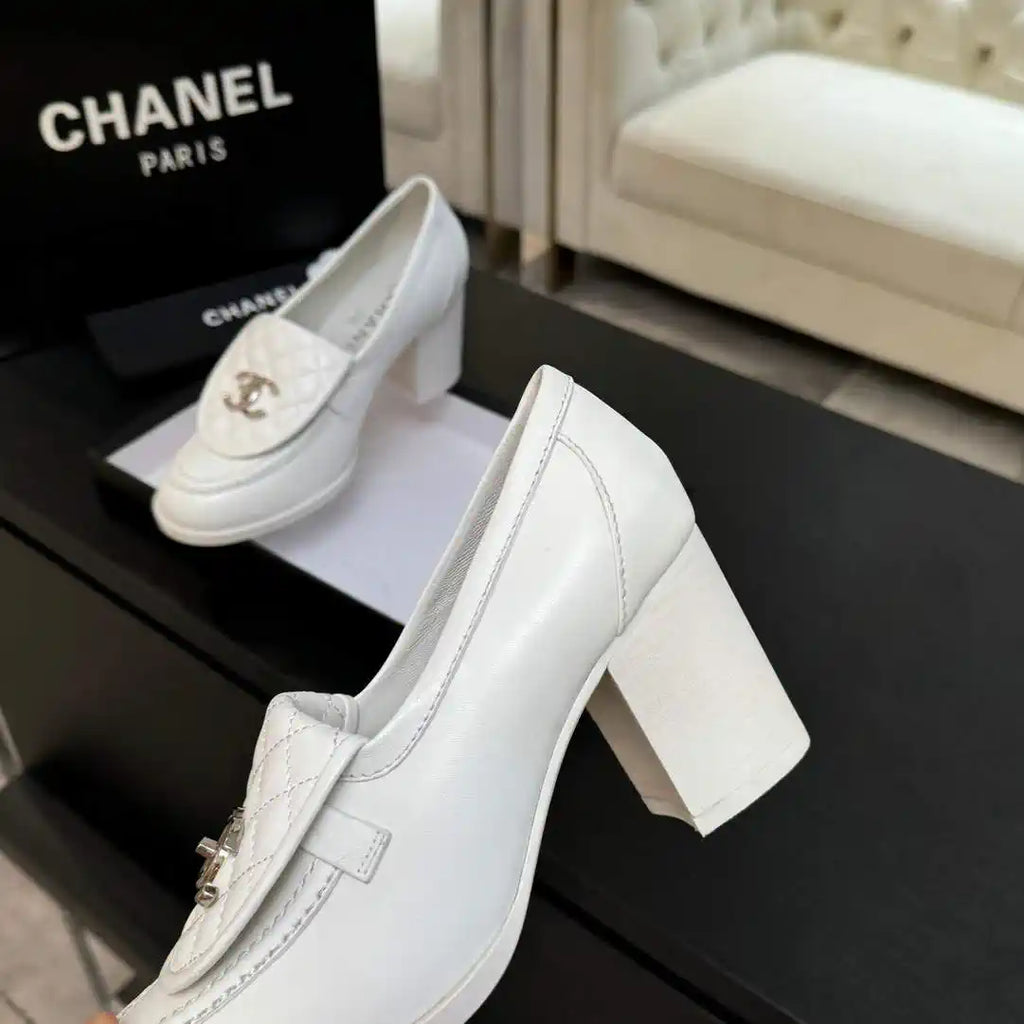 Chanel G46692 Women Shoes Moccasins Lambskin C93706
