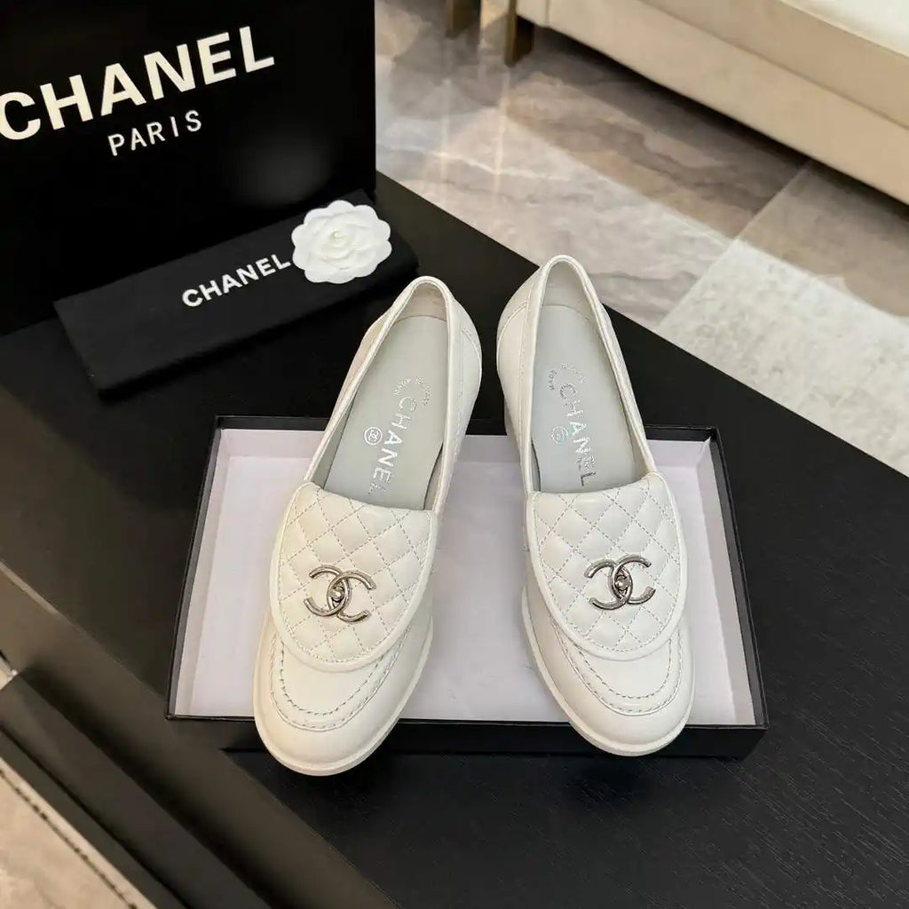 Chanel G46692 Women Shoes Moccasins Lambskin C93706