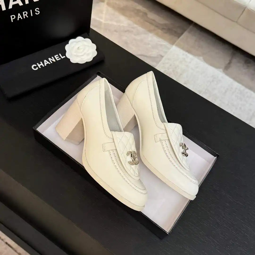 Chanel G46692 Women Shoes Moccasins Lambskin C93706