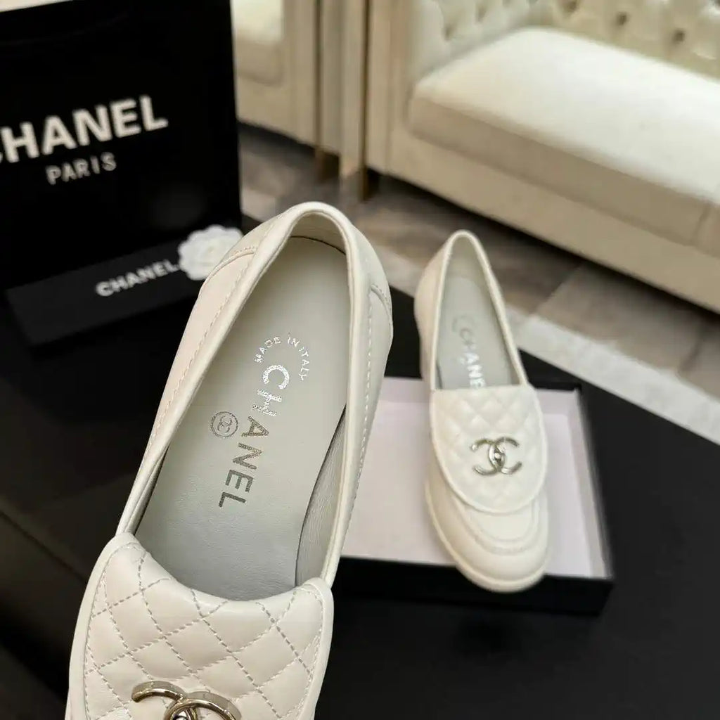 Chanel G46692 Women Shoes Moccasins Lambskin C93706