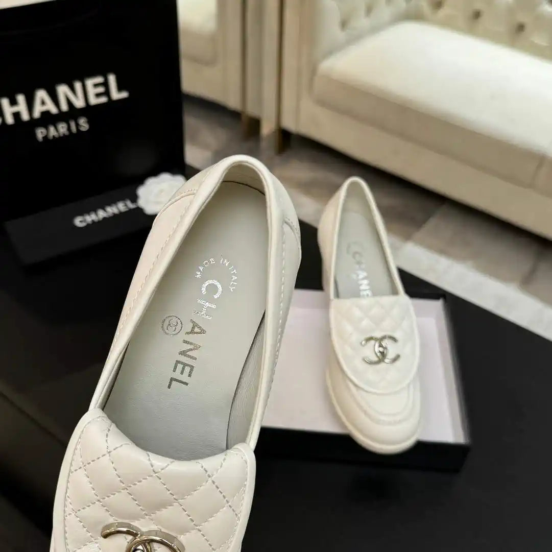 Chanel G46692 Women Shoes Moccasins Lambskin C93706