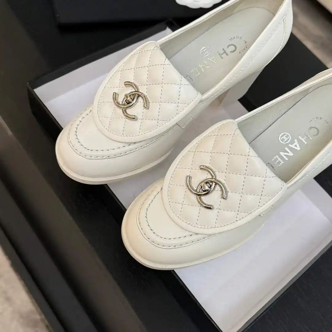 Chanel G46692 Women Shoes Moccasins Lambskin C93706