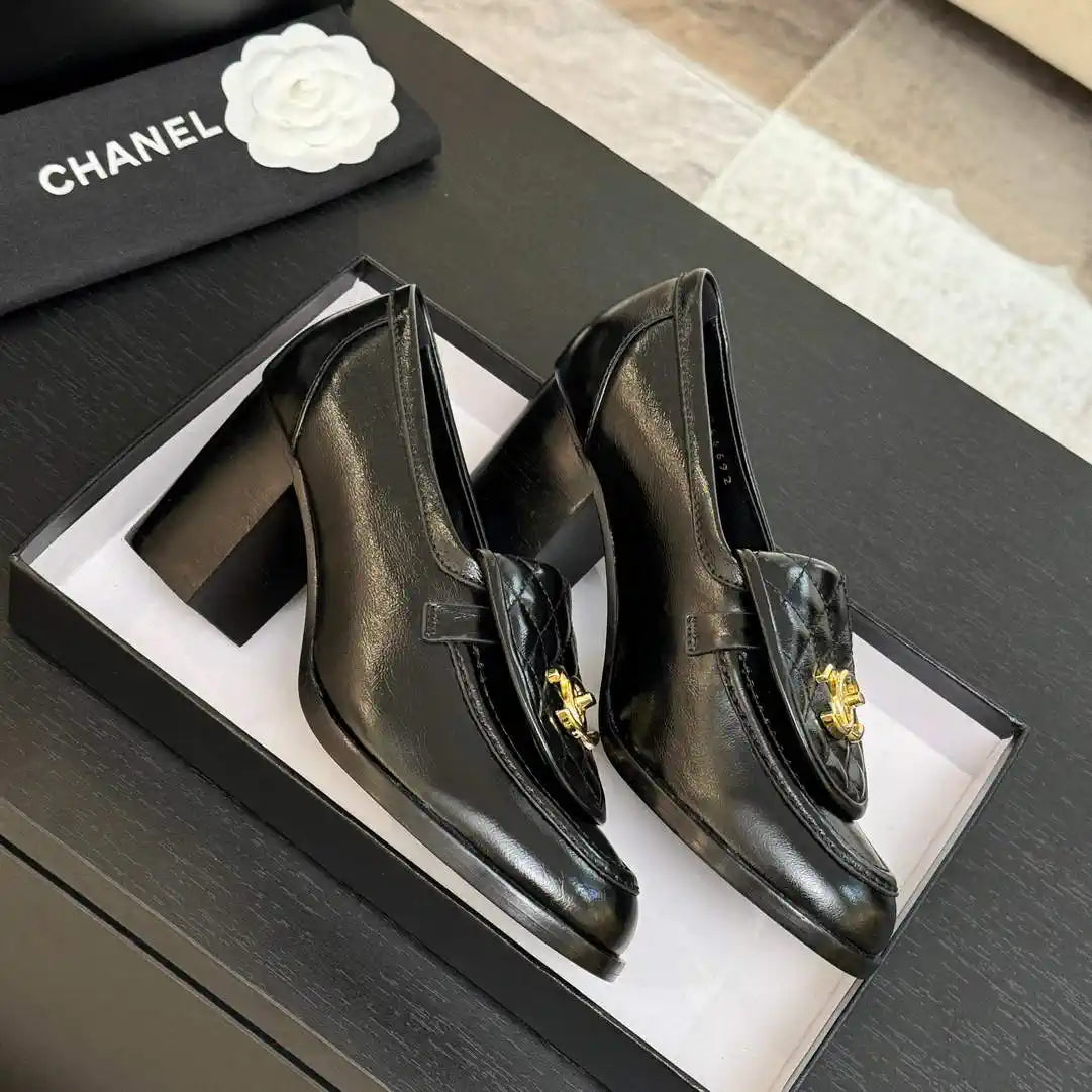 Chanel G46692 Women Shoes Moccasins Lambskin C93707