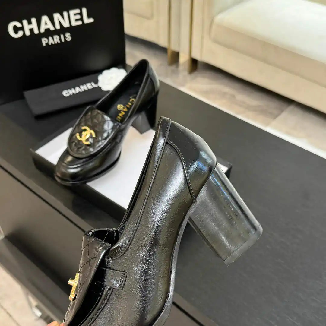 Chanel G46692 Women Shoes Moccasins Lambskin C93707