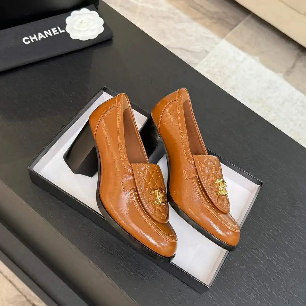 Chanel G46692 Women Shoes Moccasins Lambskin C93708
