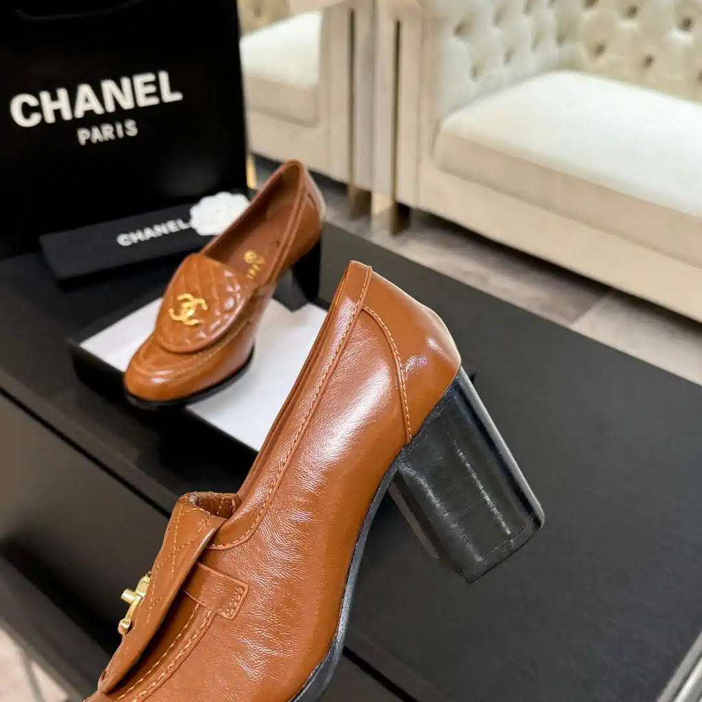 Chanel G46692 Women Shoes Moccasins Lambskin C93708