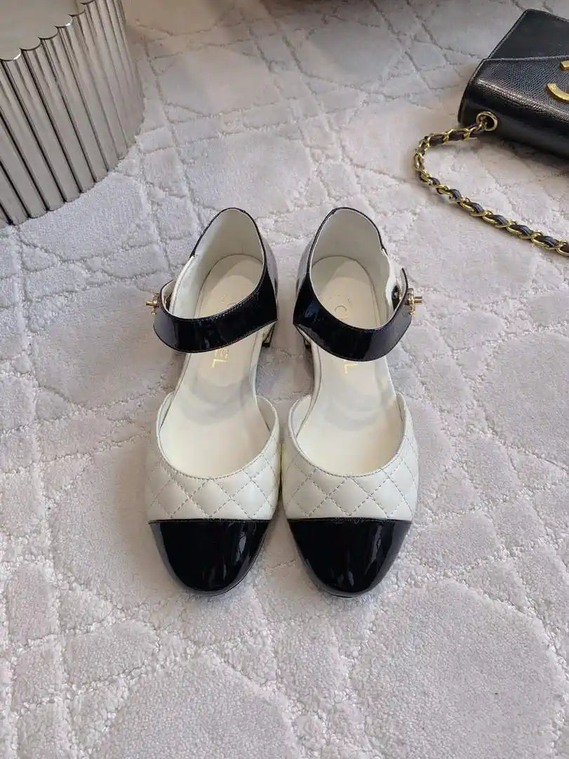 Chanel G46701 Mary Janes Lambskin Patent Calfskin C90313