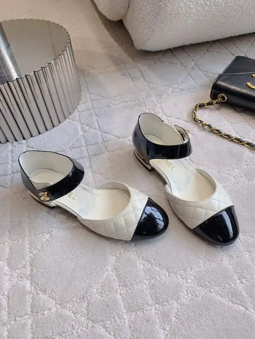Chanel G46701 Mary Janes Lambskin Patent Calfskin C90313
