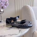 Chanel G46701 Mary Janes Lambskin Patent Calfskin C90315