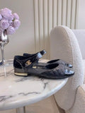 Chanel G46701 Mary Janes Lambskin Patent Calfskin C90315