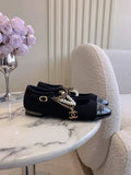 Chanel G46718 Mary Janes Lambskin Patent Calfskin Imitation Pearls & Metal C90305